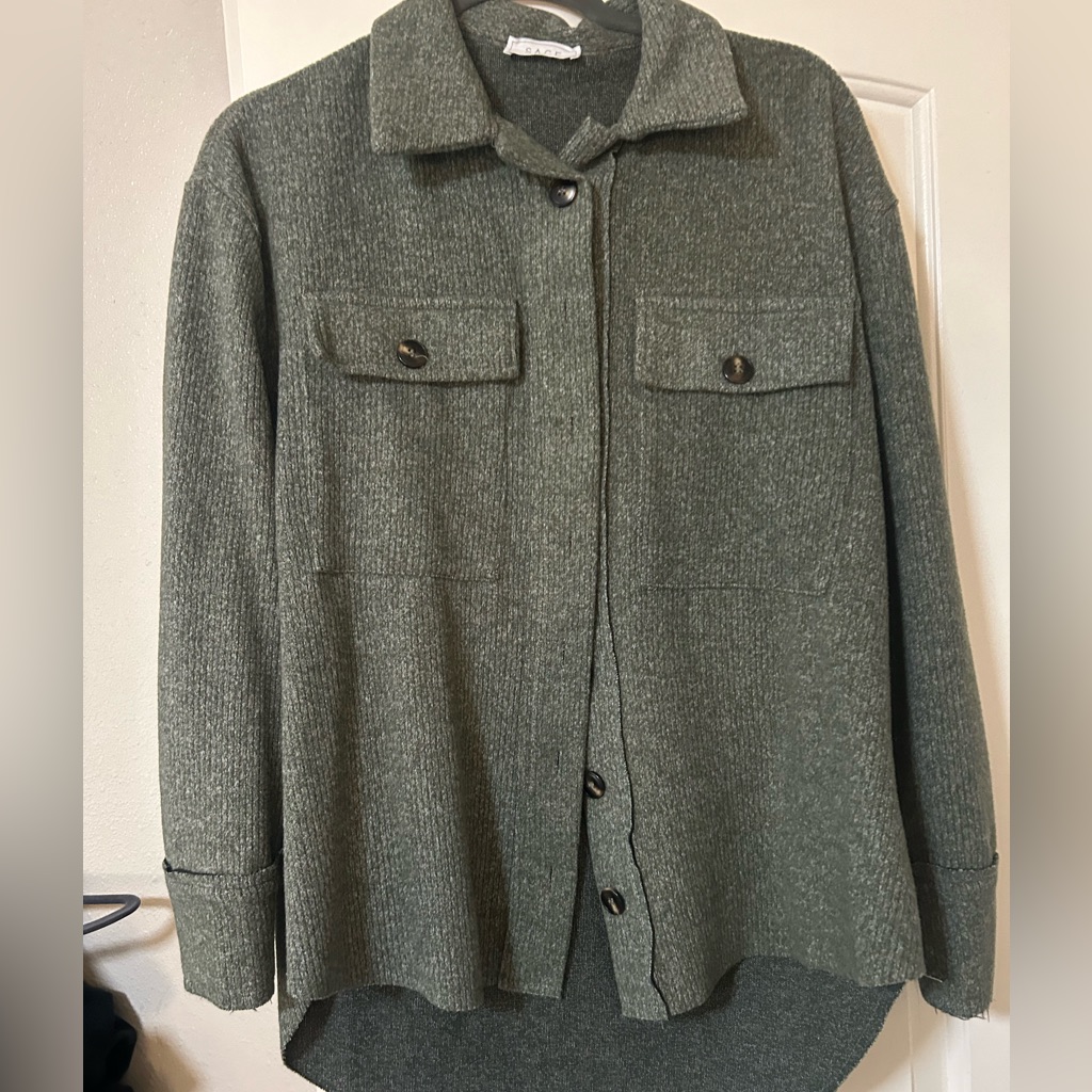 Sage Green Coat Size:Xs